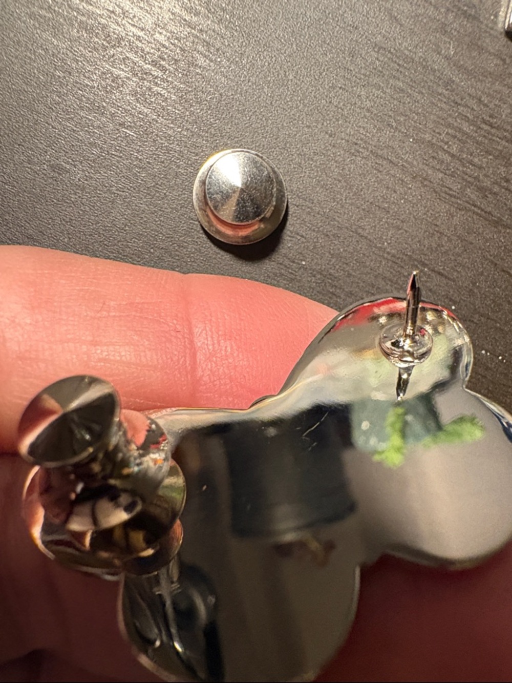 Coach Yellow Butterfly Pin, Red Heart Pin, Red Star Keyring & Pin with Charm Set - Picture 9 of 9